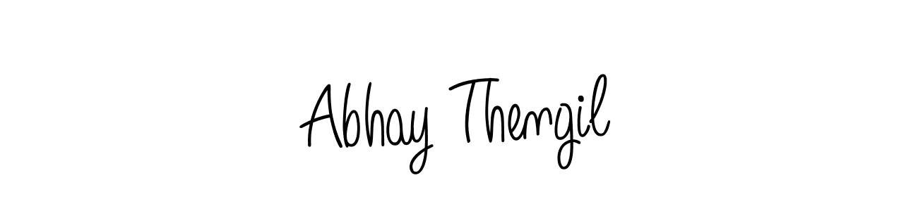 Here are the top 10 professional signature styles for the name Abhay Thengil. These are the best autograph styles you can use for your name. Abhay Thengil signature style 5 images and pictures png