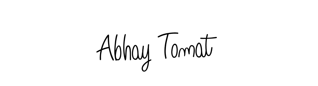 This is the best signature style for the Abhay Tomat name. Also you like these signature font (Angelique-Rose-font-FFP). Mix name signature. Abhay Tomat signature style 5 images and pictures png