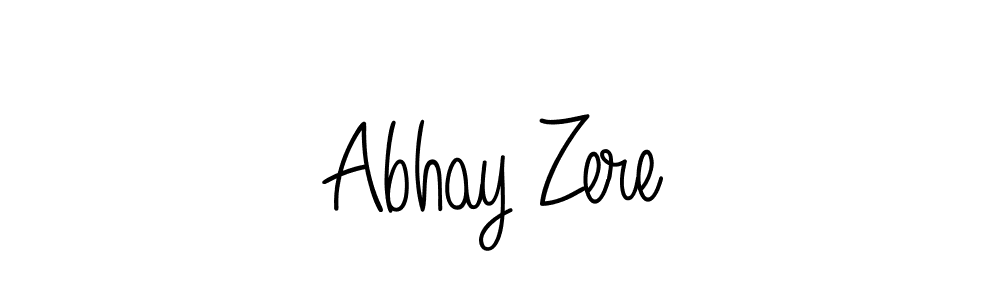 How to Draw Abhay Zere signature style? Angelique-Rose-font-FFP is a latest design signature styles for name Abhay Zere. Abhay Zere signature style 5 images and pictures png