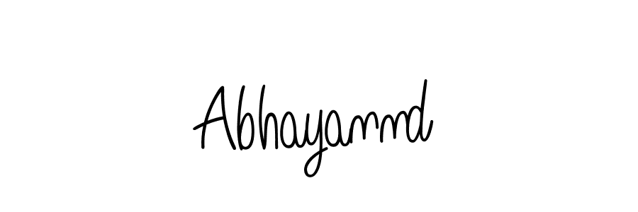 Abhayannd stylish signature style. Best Handwritten Sign (Angelique-Rose-font-FFP) for my name. Handwritten Signature Collection Ideas for my name Abhayannd. Abhayannd signature style 5 images and pictures png