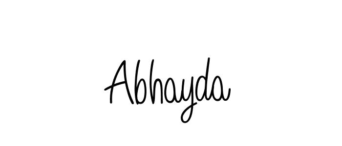 Also You can easily find your signature by using the search form. We will create Abhayda name handwritten signature images for you free of cost using Angelique-Rose-font-FFP sign style. Abhayda signature style 5 images and pictures png