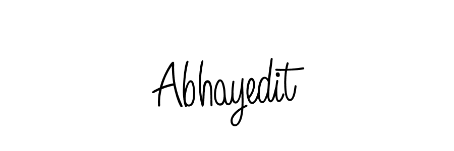 Once you've used our free online signature maker to create your best signature Angelique-Rose-font-FFP style, it's time to enjoy all of the benefits that Abhayedit name signing documents. Abhayedit signature style 5 images and pictures png