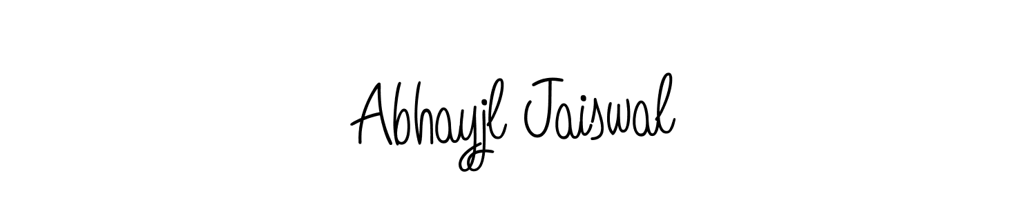 Also we have Abhayjl Jaiswal name is the best signature style. Create professional handwritten signature collection using Angelique-Rose-font-FFP autograph style. Abhayjl Jaiswal signature style 5 images and pictures png