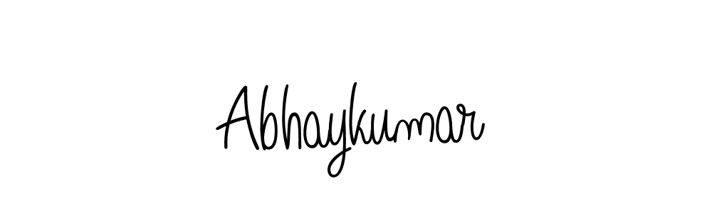 Make a beautiful signature design for name Abhaykumar. With this signature (Angelique-Rose-font-FFP) style, you can create a handwritten signature for free. Abhaykumar signature style 5 images and pictures png