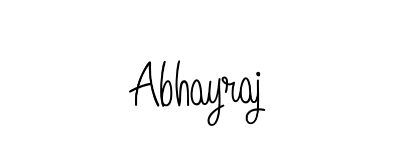 How to make Abhayraj name signature. Use Angelique-Rose-font-FFP style for creating short signs online. This is the latest handwritten sign. Abhayraj signature style 5 images and pictures png