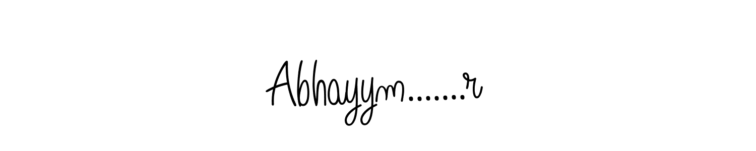 How to make Abhayym.......r signature? Angelique-Rose-font-FFP is a professional autograph style. Create handwritten signature for Abhayym.......r name. Abhayym.......r signature style 5 images and pictures png