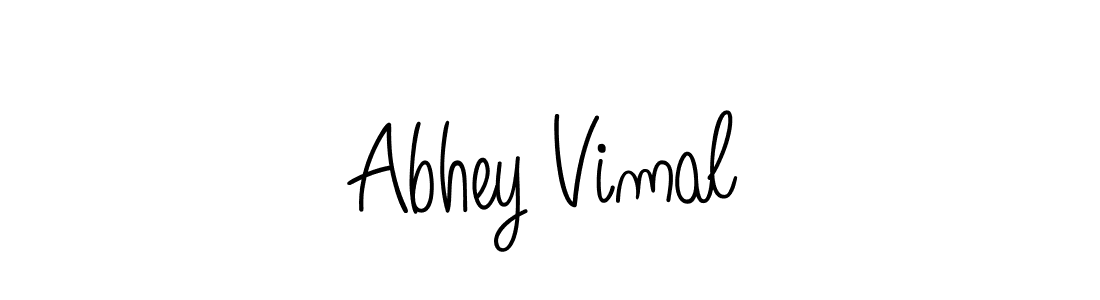 How to Draw Abhey Vimal signature style? Angelique-Rose-font-FFP is a latest design signature styles for name Abhey Vimal. Abhey Vimal signature style 5 images and pictures png