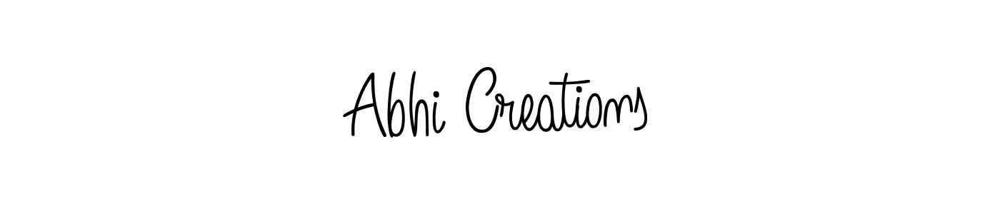 Angelique-Rose-font-FFP is a professional signature style that is perfect for those who want to add a touch of class to their signature. It is also a great choice for those who want to make their signature more unique. Get Abhi Creations name to fancy signature for free. Abhi Creations signature style 5 images and pictures png