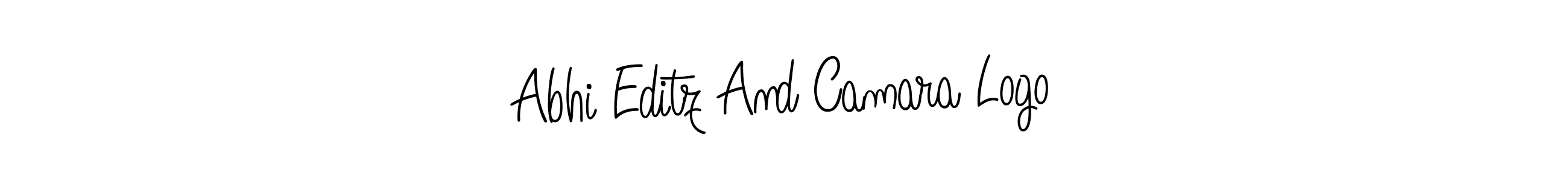 Make a beautiful signature design for name Abhi Editz And Camara Logo. With this signature (Angelique-Rose-font-FFP) style, you can create a handwritten signature for free. Abhi Editz And Camara Logo signature style 5 images and pictures png