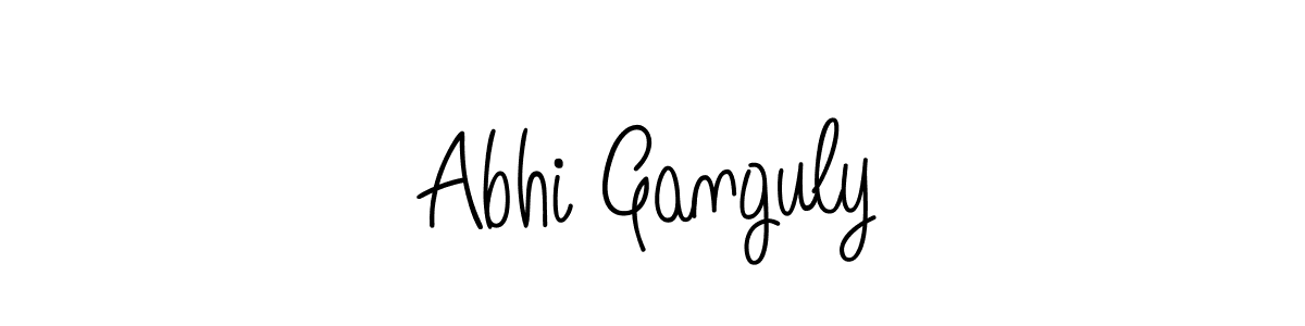 Create a beautiful signature design for name Abhi Ganguly. With this signature (Angelique-Rose-font-FFP) fonts, you can make a handwritten signature for free. Abhi Ganguly signature style 5 images and pictures png