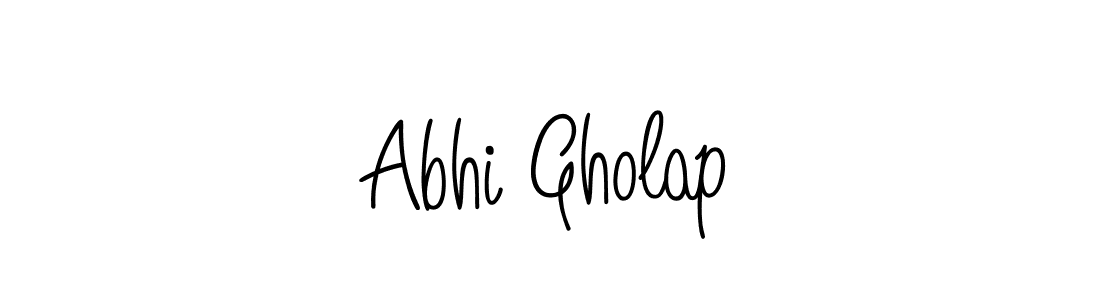 Make a short Abhi Gholap signature style. Manage your documents anywhere anytime using Angelique-Rose-font-FFP. Create and add eSignatures, submit forms, share and send files easily. Abhi Gholap signature style 5 images and pictures png