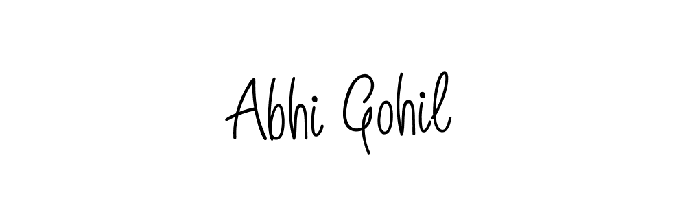 It looks lik you need a new signature style for name Abhi Gohil. Design unique handwritten (Angelique-Rose-font-FFP) signature with our free signature maker in just a few clicks. Abhi Gohil signature style 5 images and pictures png