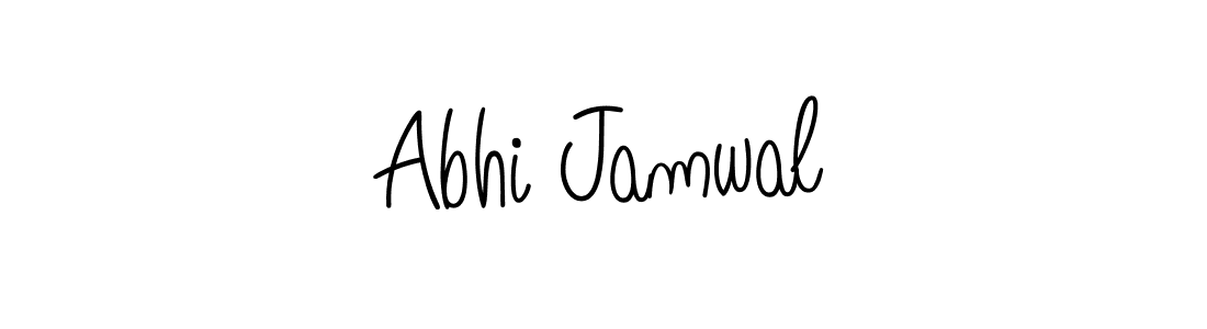 How to make Abhi Jamwal signature? Angelique-Rose-font-FFP is a professional autograph style. Create handwritten signature for Abhi Jamwal name. Abhi Jamwal signature style 5 images and pictures png