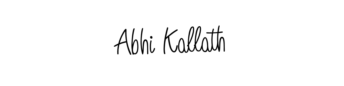Once you've used our free online signature maker to create your best signature Angelique-Rose-font-FFP style, it's time to enjoy all of the benefits that Abhi Kallath name signing documents. Abhi Kallath signature style 5 images and pictures png