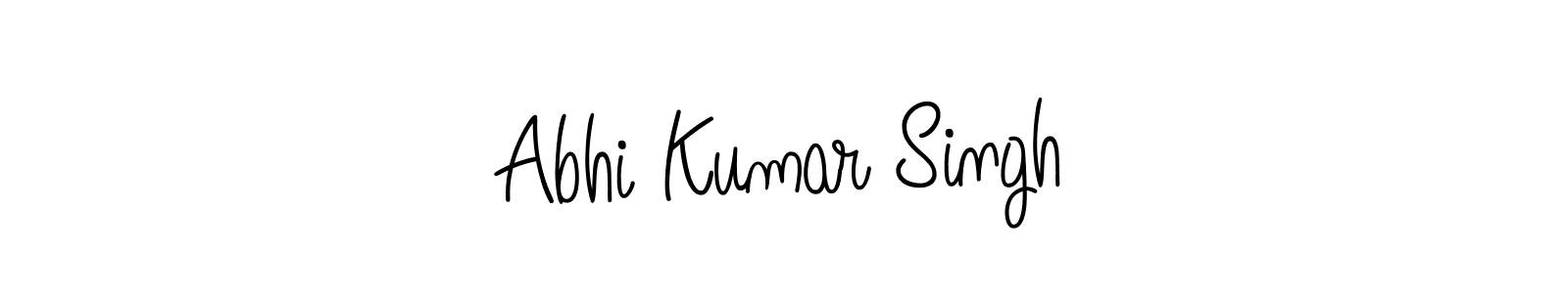 This is the best signature style for the Abhi Kumar Singh name. Also you like these signature font (Angelique-Rose-font-FFP). Mix name signature. Abhi Kumar Singh signature style 5 images and pictures png
