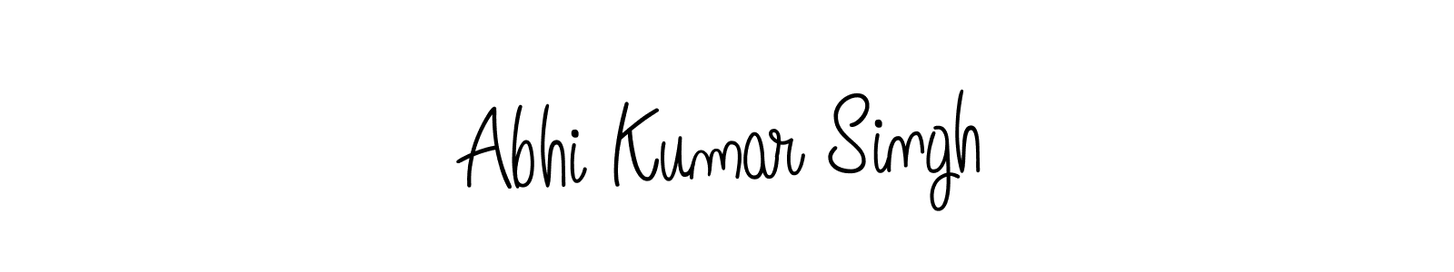 This is the best signature style for the Abhi Kumar Singh name. Also you like these signature font (Angelique-Rose-font-FFP). Mix name signature. Abhi Kumar Singh signature style 5 images and pictures png