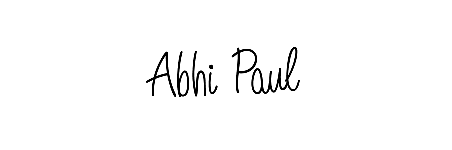 Make a short Abhi Paul signature style. Manage your documents anywhere anytime using Angelique-Rose-font-FFP. Create and add eSignatures, submit forms, share and send files easily. Abhi Paul signature style 5 images and pictures png