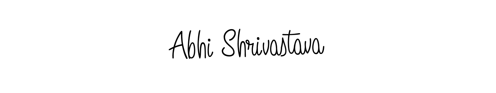 Make a short Abhi Shrivastava signature style. Manage your documents anywhere anytime using Angelique-Rose-font-FFP. Create and add eSignatures, submit forms, share and send files easily. Abhi Shrivastava signature style 5 images and pictures png