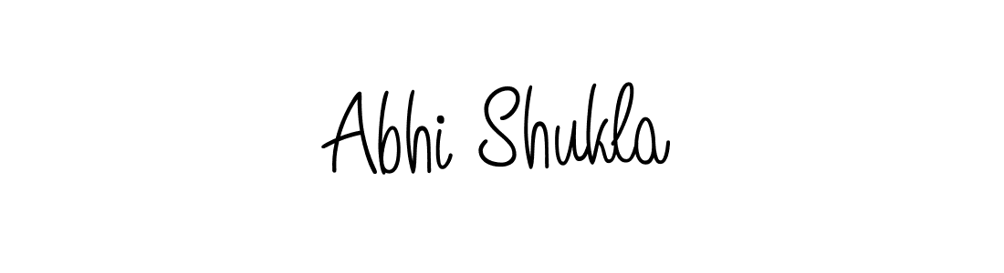 Also You can easily find your signature by using the search form. We will create Abhi Shukla name handwritten signature images for you free of cost using Angelique-Rose-font-FFP sign style. Abhi Shukla signature style 5 images and pictures png