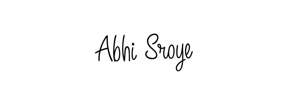 How to make Abhi Sroye signature? Angelique-Rose-font-FFP is a professional autograph style. Create handwritten signature for Abhi Sroye name. Abhi Sroye signature style 5 images and pictures png