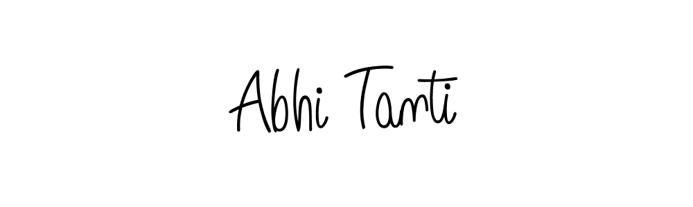 Best and Professional Signature Style for Abhi Tanti. Angelique-Rose-font-FFP Best Signature Style Collection. Abhi Tanti signature style 5 images and pictures png