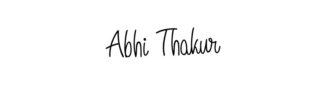 Make a short Abhi Thakur signature style. Manage your documents anywhere anytime using Angelique-Rose-font-FFP. Create and add eSignatures, submit forms, share and send files easily. Abhi Thakur signature style 5 images and pictures png