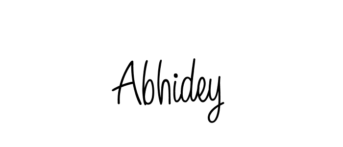 Create a beautiful signature design for name Abhidey. With this signature (Angelique-Rose-font-FFP) fonts, you can make a handwritten signature for free. Abhidey signature style 5 images and pictures png