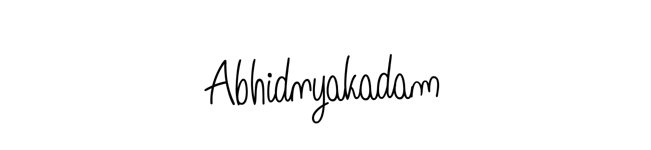 How to Draw Abhidnyakadam signature style? Angelique-Rose-font-FFP is a latest design signature styles for name Abhidnyakadam. Abhidnyakadam signature style 5 images and pictures png