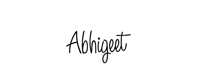 The best way (Angelique-Rose-font-FFP) to make a short signature is to pick only two or three words in your name. The name Abhigeet include a total of six letters. For converting this name. Abhigeet signature style 5 images and pictures png