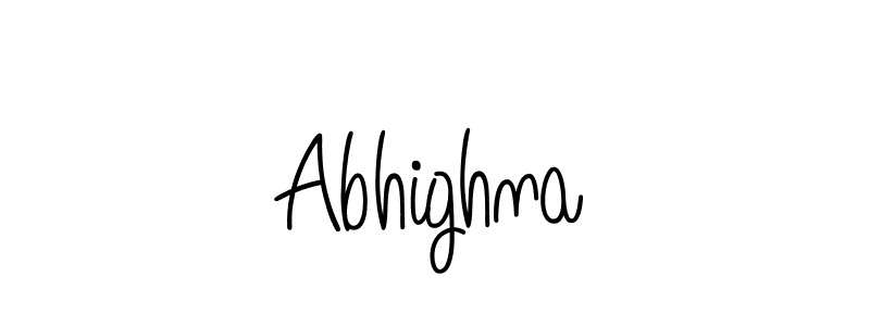 Use a signature maker to create a handwritten signature online. With this signature software, you can design (Angelique-Rose-font-FFP) your own signature for name Abhighna. Abhighna signature style 5 images and pictures png