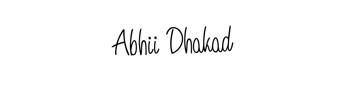 Make a beautiful signature design for name Abhii Dhakad. Use this online signature maker to create a handwritten signature for free. Abhii Dhakad signature style 5 images and pictures png