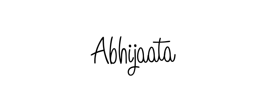 Also we have Abhijaata name is the best signature style. Create professional handwritten signature collection using Angelique-Rose-font-FFP autograph style. Abhijaata signature style 5 images and pictures png