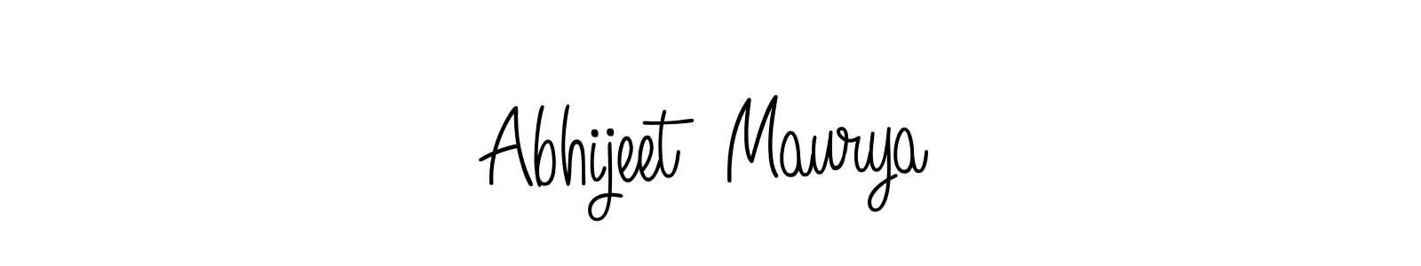 It looks lik you need a new signature style for name Abhijeet  Maurya. Design unique handwritten (Angelique-Rose-font-FFP) signature with our free signature maker in just a few clicks. Abhijeet  Maurya signature style 5 images and pictures png