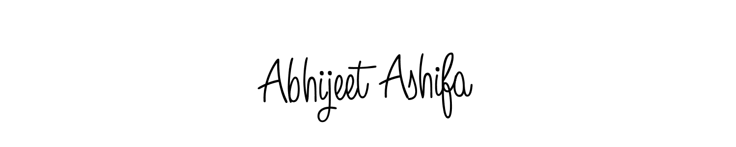 Check out images of Autograph of Abhijeet Ashifa name. Actor Abhijeet Ashifa Signature Style. Angelique-Rose-font-FFP is a professional sign style online. Abhijeet Ashifa signature style 5 images and pictures png