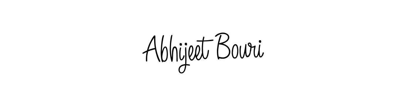 Once you've used our free online signature maker to create your best signature Angelique-Rose-font-FFP style, it's time to enjoy all of the benefits that Abhijeet Bouri name signing documents. Abhijeet Bouri signature style 5 images and pictures png