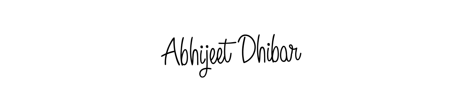 You should practise on your own different ways (Angelique-Rose-font-FFP) to write your name (Abhijeet Dhibar) in signature. don't let someone else do it for you. Abhijeet Dhibar signature style 5 images and pictures png