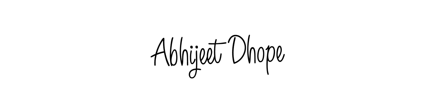 Once you've used our free online signature maker to create your best signature Angelique-Rose-font-FFP style, it's time to enjoy all of the benefits that Abhijeet Dhope name signing documents. Abhijeet Dhope signature style 5 images and pictures png