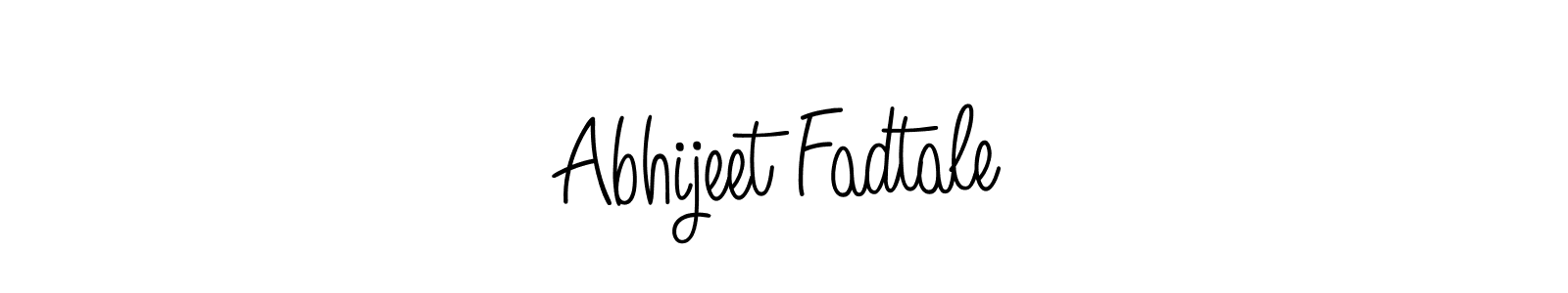 Here are the top 10 professional signature styles for the name Abhijeet Fadtale. These are the best autograph styles you can use for your name. Abhijeet Fadtale signature style 5 images and pictures png