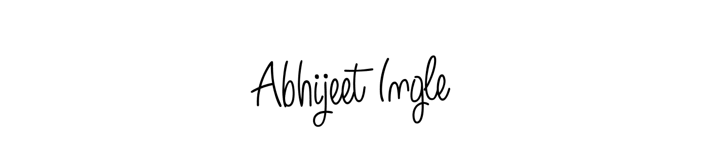 if you are searching for the best signature style for your name Abhijeet Ingle. so please give up your signature search. here we have designed multiple signature styles  using Angelique-Rose-font-FFP. Abhijeet Ingle signature style 5 images and pictures png