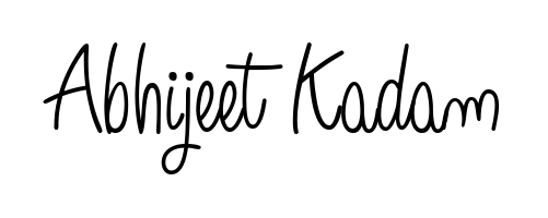 Transform the name Abhijeet Kadam into a signature masterpiece using Angelique-Rose-font-FFP font. Ideal for photographers, artists, and creators looking for watermarks. Abhijeet Kadam signature style 5 images and pictures png