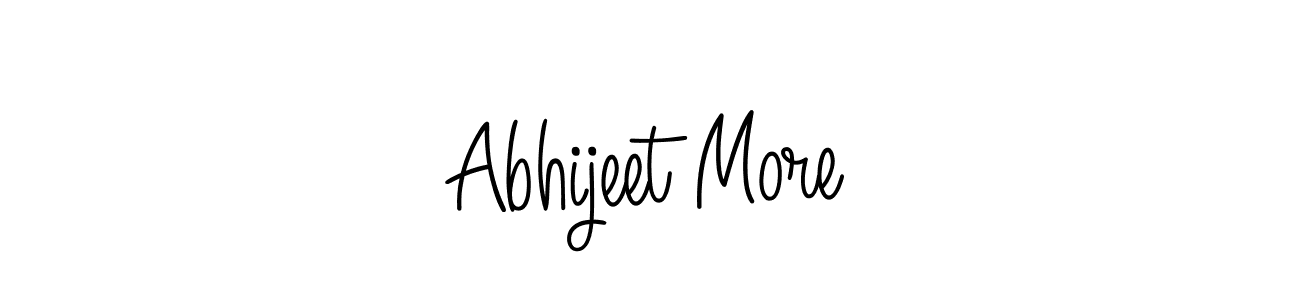 Once you've used our free online signature maker to create your best signature Angelique-Rose-font-FFP style, it's time to enjoy all of the benefits that Abhijeet More name signing documents. Abhijeet More signature style 5 images and pictures png