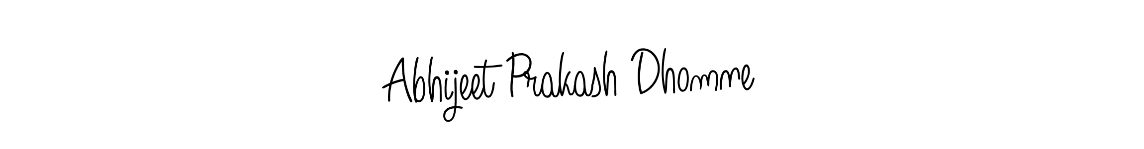 if you are searching for the best signature style for your name Abhijeet Prakash Dhomne. so please give up your signature search. here we have designed multiple signature styles  using Angelique-Rose-font-FFP. Abhijeet Prakash Dhomne signature style 5 images and pictures png