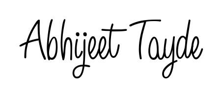 Quickly download Abhijeet Tayde name signature in high-resolution PNG using Angelique-Rose-font-FFP style. Ready to insert into PDFs and online applications. Abhijeet Tayde signature style 5 images and pictures png
