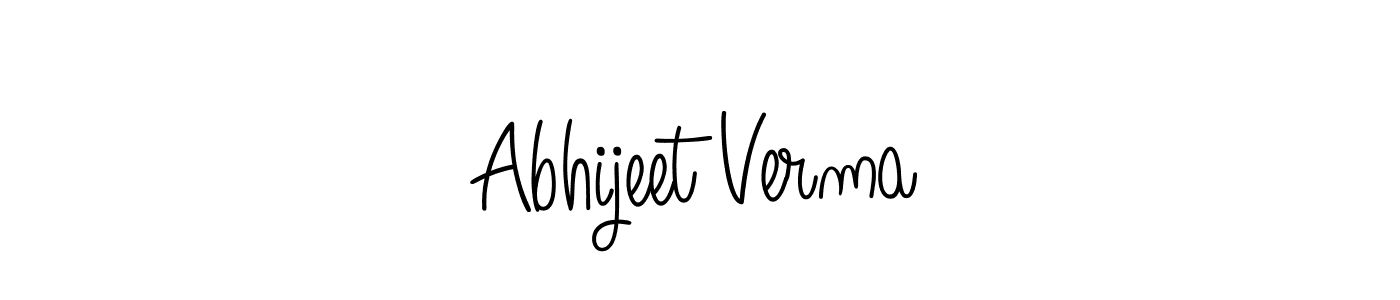 This is the best signature style for the Abhijeet Verma name. Also you like these signature font (Angelique-Rose-font-FFP). Mix name signature. Abhijeet Verma signature style 5 images and pictures png