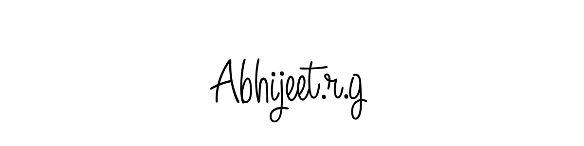 Use a signature maker to create a handwritten signature online. With this signature software, you can design (Angelique-Rose-font-FFP) your own signature for name Abhijeet.r.g. Abhijeet.r.g signature style 5 images and pictures png