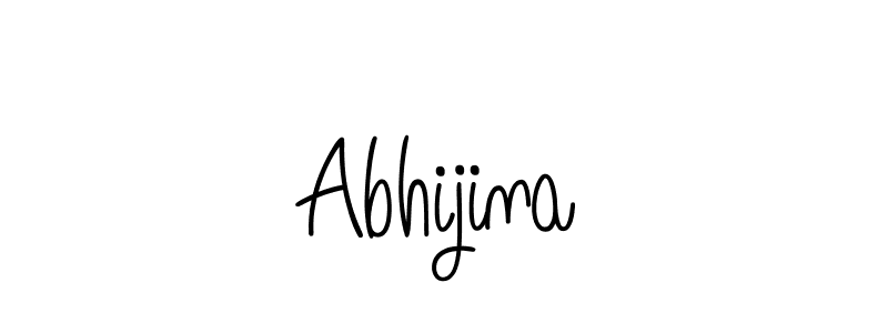 Also we have Abhijina name is the best signature style. Create professional handwritten signature collection using Angelique-Rose-font-FFP autograph style. Abhijina signature style 5 images and pictures png