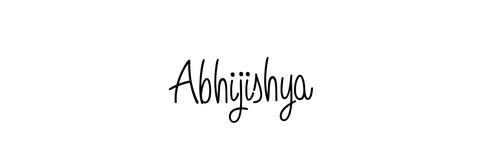 Also we have Abhijishya name is the best signature style. Create professional handwritten signature collection using Angelique-Rose-font-FFP autograph style. Abhijishya signature style 5 images and pictures png