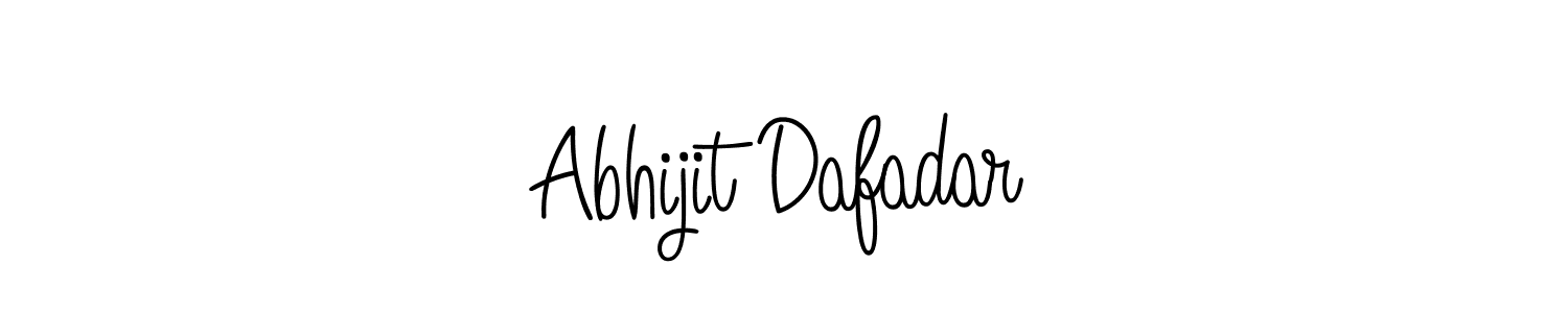 Use a signature maker to create a handwritten signature online. With this signature software, you can design (Angelique-Rose-font-FFP) your own signature for name Abhijit Dafadar. Abhijit Dafadar signature style 5 images and pictures png