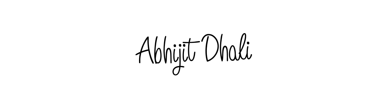 Also we have Abhijit Dhali name is the best signature style. Create professional handwritten signature collection using Angelique-Rose-font-FFP autograph style. Abhijit Dhali signature style 5 images and pictures png