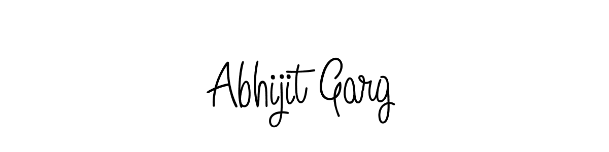 Create a beautiful signature design for name Abhijit Garg. With this signature (Angelique-Rose-font-FFP) fonts, you can make a handwritten signature for free. Abhijit Garg signature style 5 images and pictures png